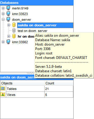 hs3130 - Viewing brief DB info