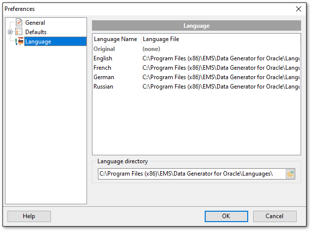 Preferences - Defaults - JSON