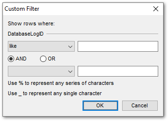 Step 3 - Table Preview - Custom Filter