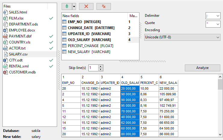 Step 3 - CSV