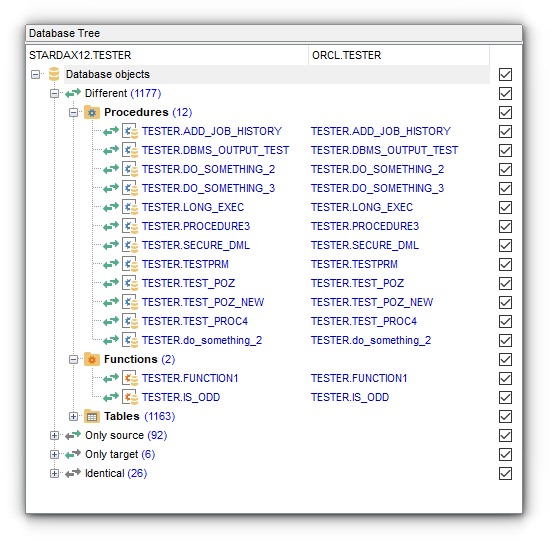 Working with Project - DB Tree