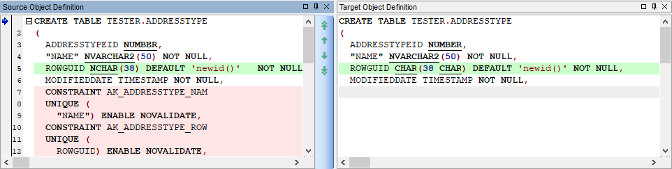 Working with Project - Master and Target Object Definition