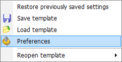 hs2300 - Preferences