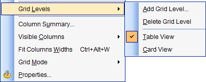 Create Grid Level - Add Grid Level