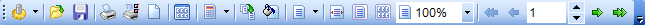 Data View - Print Data - Toolbar