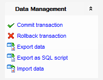 Data View - Using Navigation bar