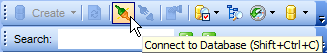 DB Explorer - Connecting to databases - Toolbar