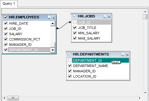 Query Builder - Joining two objects