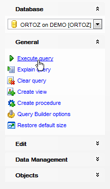 Query Builder - Query execution