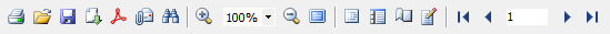 Report Viewer - Using Toolbar
