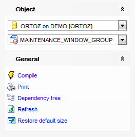 Scheduler Window Group Editor - Using Navigation bar