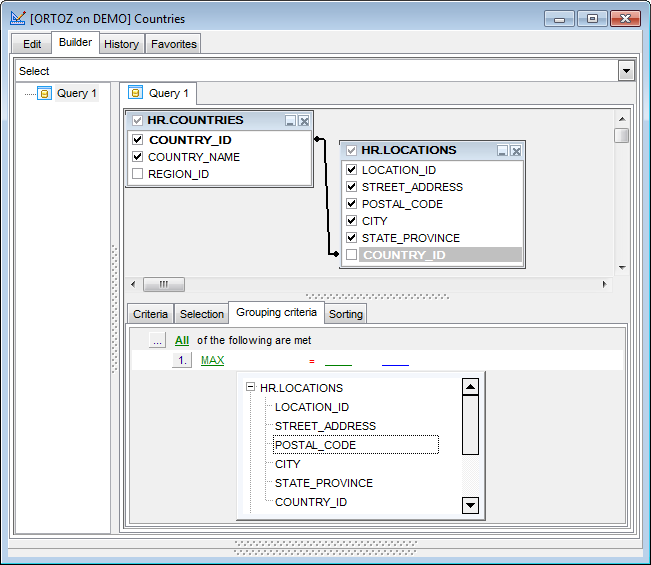 hs3325 - Setting grouping criteria