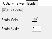 Format-specific options - MS Word 2007 and ODT - Border