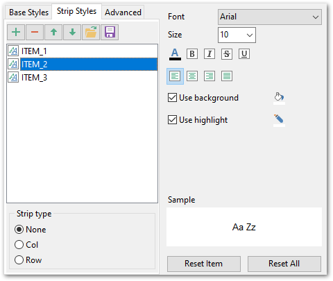 Format-specific options - MS Word and RTF - Strip Styles