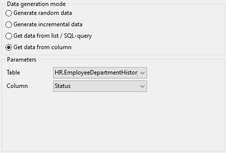 Bit field parameters - Mode - Field