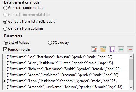 Json field parameters - Mode - List or query.png