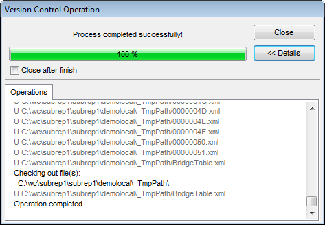 Change Management - Object History - Comparing progress