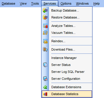 menuDatabaseStatistics