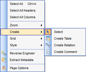 VDBD - Using context menu