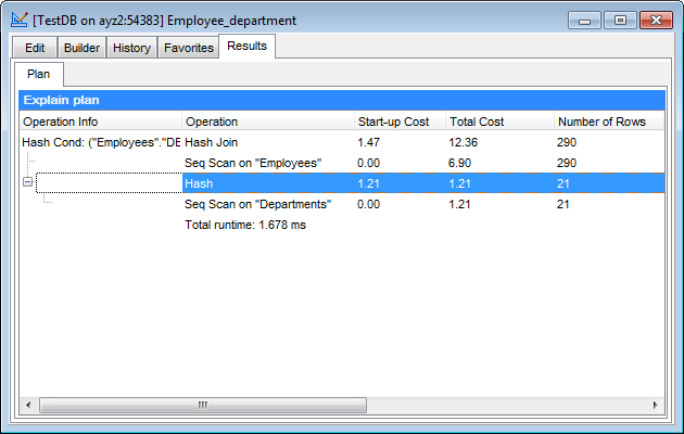 hs3340 - Query Plan