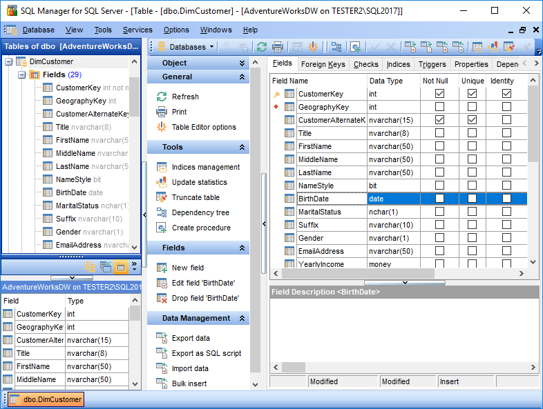 SQL Manager for SQL server | SQLManager