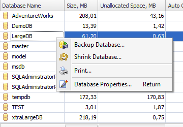 Actions to save up disk space