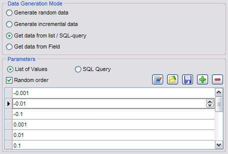 Float field parameters