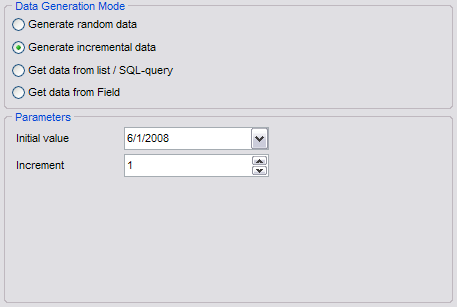 Date field parameters