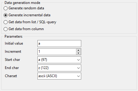 String field parameters