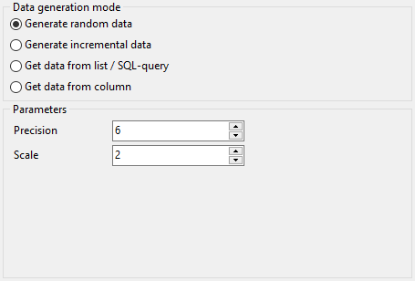 Float field parameters