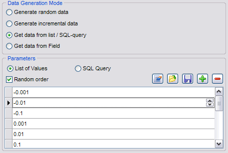 Float field parameters