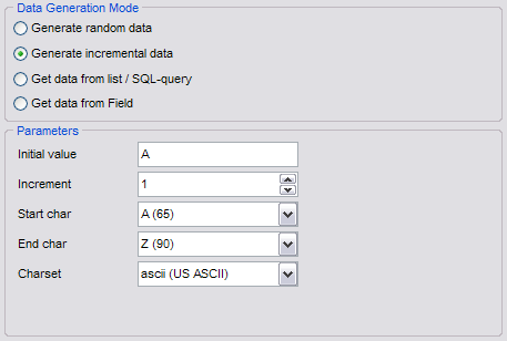 String field parameters