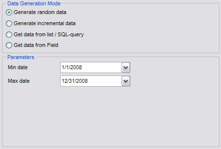 Date field parameters