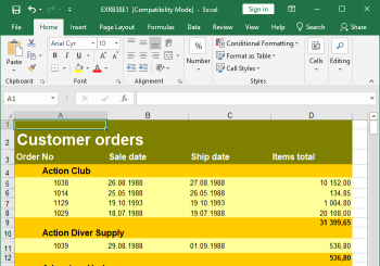 Creating master-detail reports and reports with grouping