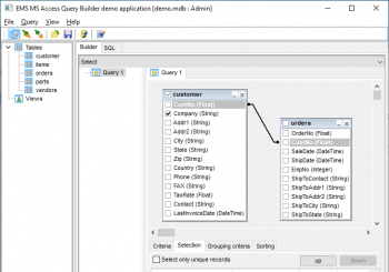 Setting output fields